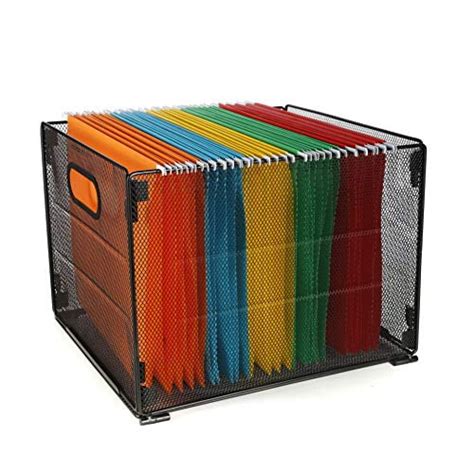 metal storage box for hanging file folders|hanging file folders storage containers.